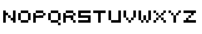Nishuki pixels Font LOWERCASE