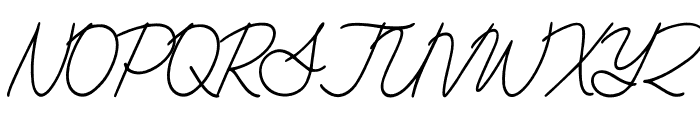 Nittiest Fitting Font UPPERCASE