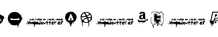 nightmare on Social Media Font OTHER CHARS