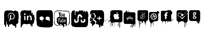 nightmare on Social Media Font UPPERCASE
