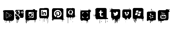 nightmare on Social Media Font UPPERCASE