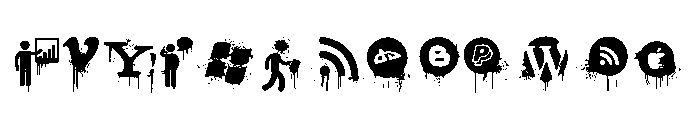nightmare on Social Media Font LOWERCASE
