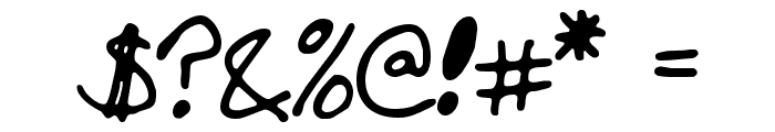 ?nigma Scrawl 3 BRK Font OTHER CHARS