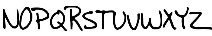 ?nigma Scrawl 3 BRK Font UPPERCASE