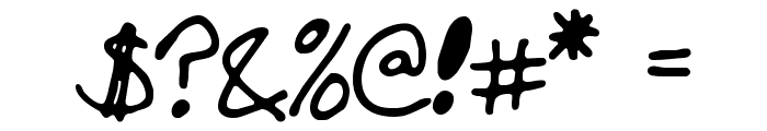?nigma Scrawl 4 BRK Font OTHER CHARS