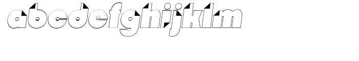 Nido White Italic Font LOWERCASE