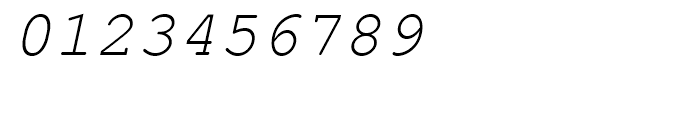 Nimbus Mono L Regular Oblique Font OTHER CHARS