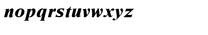 Nimbus Roman Extra Bold Italic D Font LOWERCASE