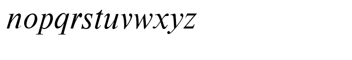 Nimbus Roman Regular Italic D Font LOWERCASE