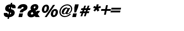 Nimbus Sans L Black Italic Font OTHER CHARS