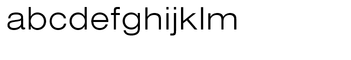 Nimbus Sans Light Extended Font LOWERCASE