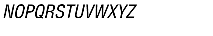 Nimbus Sans Novus Medium Condensed Italic Font UPPERCASE