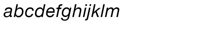 Nimbus Sans Novus Medium Italic Font LOWERCASE