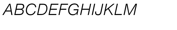 Nimbus Sans Novus Regular Italic Font UPPERCASE