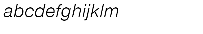 Nimbus Sans Novus Regular Italic Font LOWERCASE