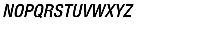 Nimbus Sans Novus Semi Bold Condensed Italic Font UPPERCASE