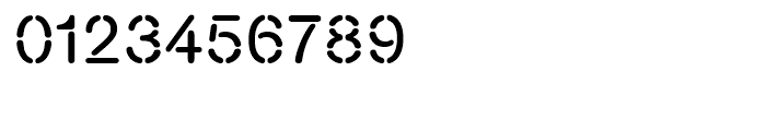 Nimbus Stencil Standard D Font OTHER CHARS