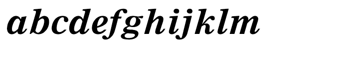 Nimrod Cyrillic Bold Inclined Font LOWERCASE