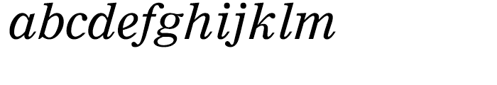 Nimrod Greek Italic Font LOWERCASE