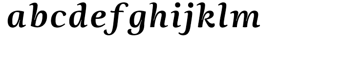 Ninfa Serif Bold Italic Font LOWERCASE