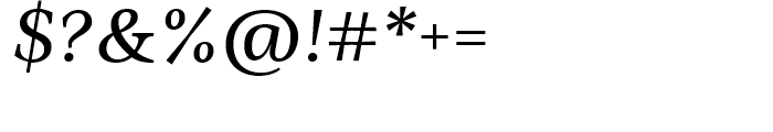 Ninfa Serif Italic Font OTHER CHARS