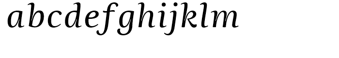 Ninfa Serif Italic Font LOWERCASE
