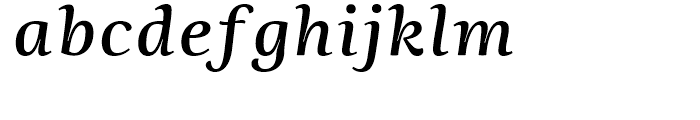 Ninfa Serif SemiBold Italic Font LOWERCASE
