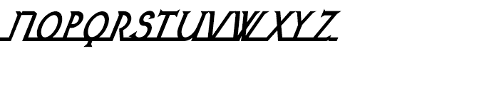 Nixonscript Bold Italic Font UPPERCASE