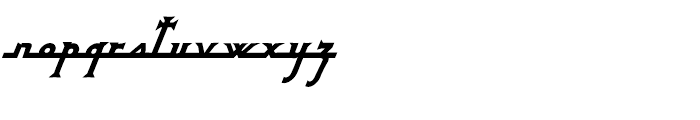 Nixonscript Bold Italic Font LOWERCASE
