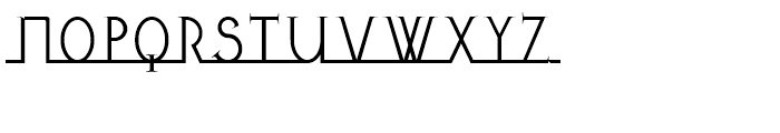 Nixonscript Medium Font UPPERCASE