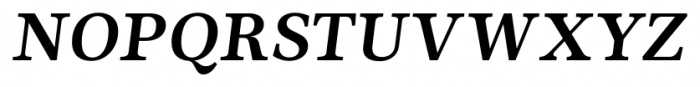 Ninfa Serif Bold Italic Font UPPERCASE