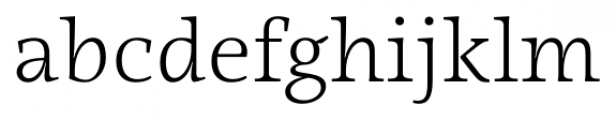 Ninfa Serif Light Font LOWERCASE
