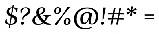 Ninfa Serif Regular Italic Font OTHER CHARS