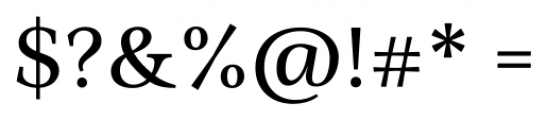 Ninfa Serif Regular Font OTHER CHARS