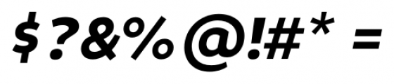 Niva SmallCaps Bold Italic Font OTHER CHARS