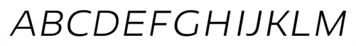 Niva SmallCaps ExtraLight Italic Font LOWERCASE
