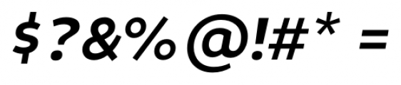 Niva SmallCaps Medium Italic Font OTHER CHARS