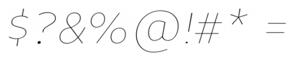Niva SmallCaps Thin Italic Font OTHER CHARS
