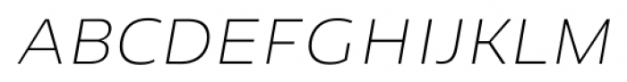 Niva SmallCaps UltraLight Italic Font LOWERCASE