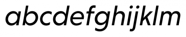 Niveau Grotesk Regular Italic Font LOWERCASE