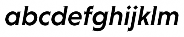 Niveau Serif Medium Italic Font LOWERCASE