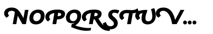 Ni Sans Swashes Black Font UPPERCASE