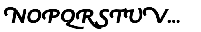 Ni Sans Swashes Bold Font UPPERCASE