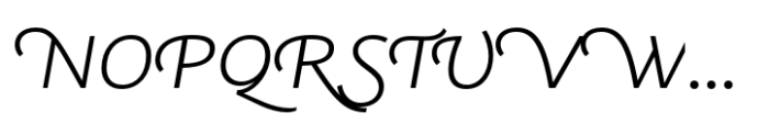 Ni Sans Swashes Light Font UPPERCASE