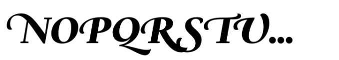 Ni Serif Black Swashes Font UPPERCASE