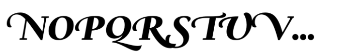 Ni Serif Swashes Black Font UPPERCASE