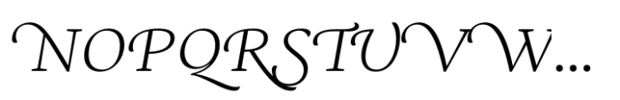 Ni Serif Swashes Light Font UPPERCASE