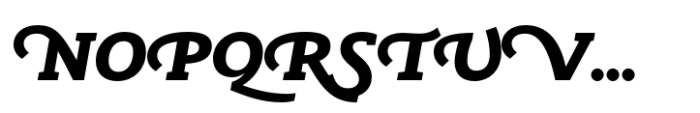 Ni Slab Swashes Black Font UPPERCASE