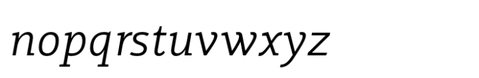Ni Slab Swashes Light Font LOWERCASE