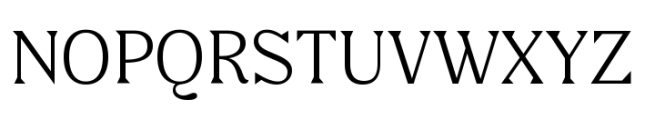 Nib Variable Regular Font UPPERCASE